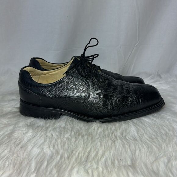 Belvedere Bay‎ Bridge Black Leather Lace Up.Oxfords Sz 10.5 EEE WIDE WIDTH main image 4